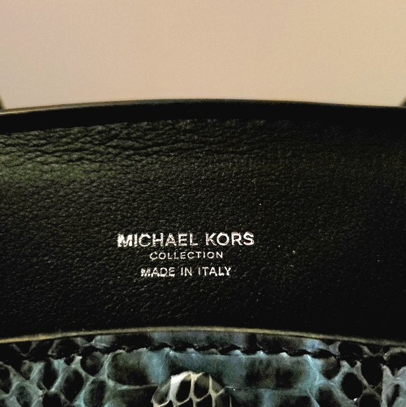 Bancroft Medium Michael Kors Collection Snakeskin - Picture 8 of 8